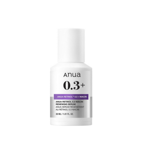 Anua (انوا) - نانو ريتينول 0.3% + سيروم تجديد النياسين - 30 مل