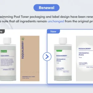 EQQUALBERRY - تونر حمام السباحة - 155 مل