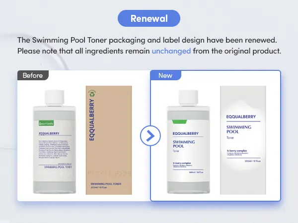EQQUALBERRY - تونر حمام السباحة - 155 مل