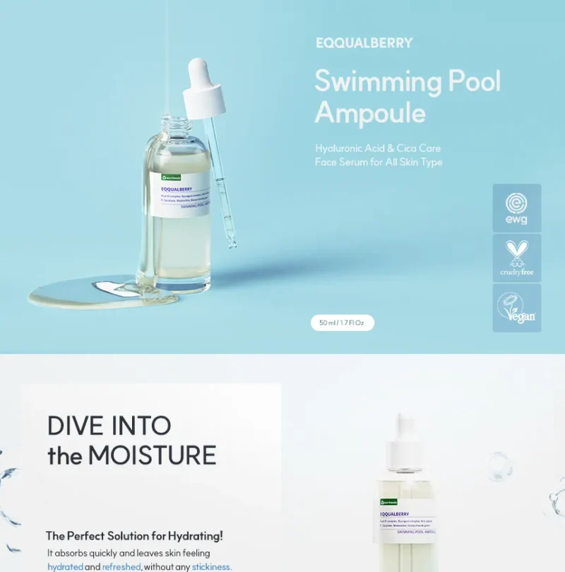 EQQUALBERRY - أمبول حمام السباحة - 50 مل