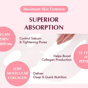 EQQUALBERRY - مجموعة ماسكات الهيدروجيل بشد المسام بالكولاجين - 4 قطع