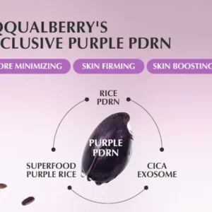 EQQUALBERRY - سيروم PDNR البنفسجي لتقليل المسام - 30 مل