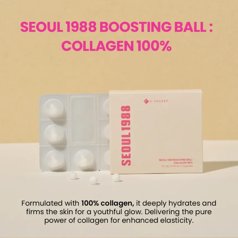 كي سيكرت سيول 1988 كرة التعزيز بالكولاجين 100%
