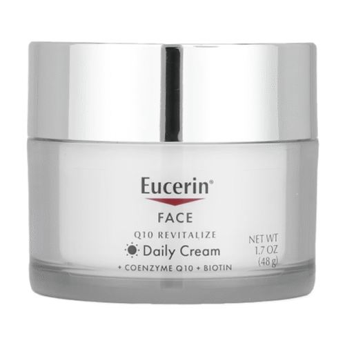 65108454_1721639693_01f59eb7e2891e69c0dc7465c49f511e-500x500 كريم يومي للوجه بتركيبة Q10 من يوسرين - 48 جم