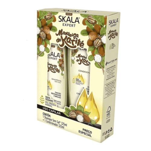 مجموعة شامبو وبلسم بزبدة الشيا من سكالا - 325 مل