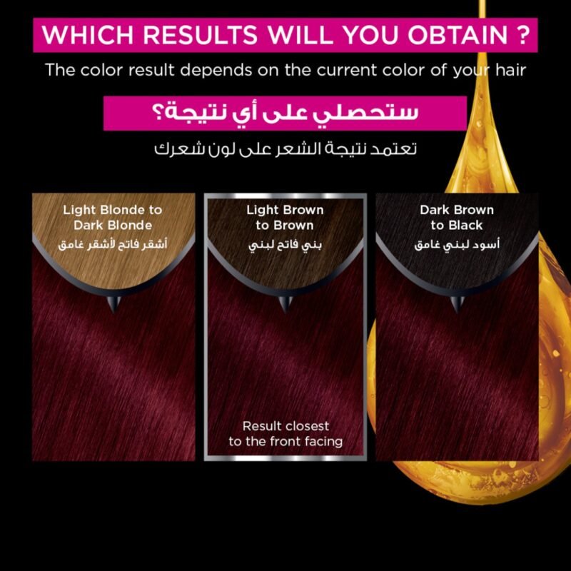 غارنييه صبغة الشعر اوليا دائمة وخالية من الامونيا - أسود غامق