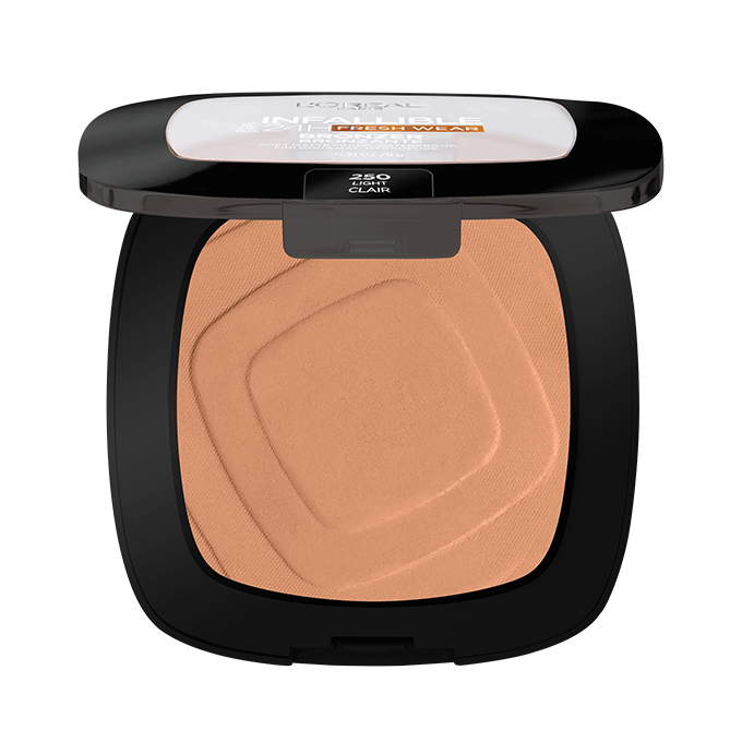 بودرة تسمير برونزر انفاليبل بتغطية 24 ساعة من لوريال باريس - 250 لايت