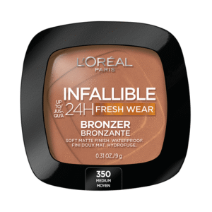 بودرة تسمير برونزر انفاليبل بتغطية 24 ساعة من لوريال باريس - 350 ميديم