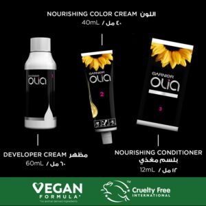 غارنييه صبغة الشعر اوليا دائمة وخالية من الامونيا - أسود غامق