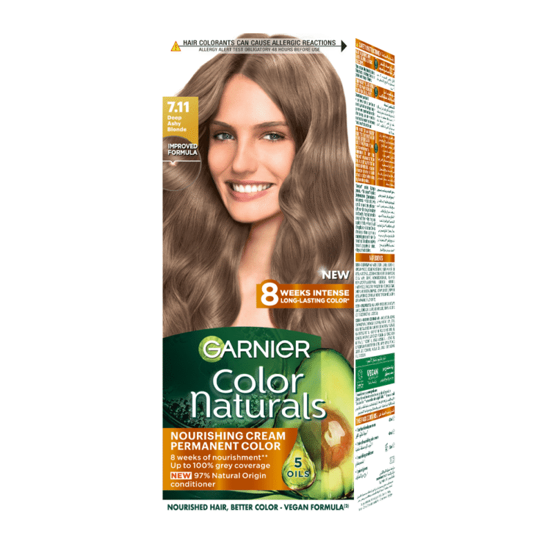 غارنييه صبغة كولور ناتشرلز كريم - اشقر رمادي عميق