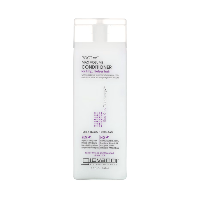 25723720_GiovanniRoot66MaxVolumeConditioner1-680x680 بلسم الكثافة القصوى 66 روت للشعر المتقصف والضعيف من جيوفاني- 250 مل