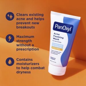 غسول كريمي لحب الشباب بنزويل بيروكسيد 4% من بانوكسيل - 170ج