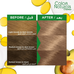 غارنييه صبغة كولور ناتشرلز كريم - اشقر غامق رمادي