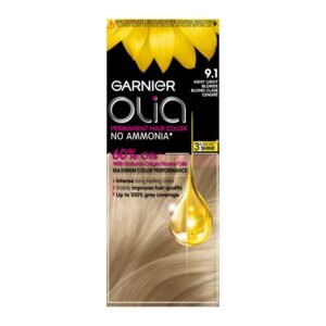 غارنييه صبغة الشعر اوليا دائمة وخالية من الامونيا - أشقر فاتح رمادي