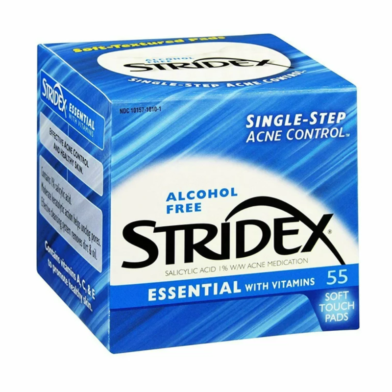 31466600_1708500484_20ce5ae76fdc8e45605ddf278225a0c7-1500x1500 قطن للقضاء على حب الشباب بالفيتامينات من ستريديكس - 55 قطعة