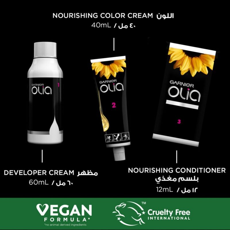 غارنييه صبغة الشعر اوليا دائمة وخالية من الامونيا - أشقر فاتح رمادي