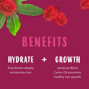 زيت الخروع الاسود الجامايكي لفك تشابك الشعر من كانتو- 177مل