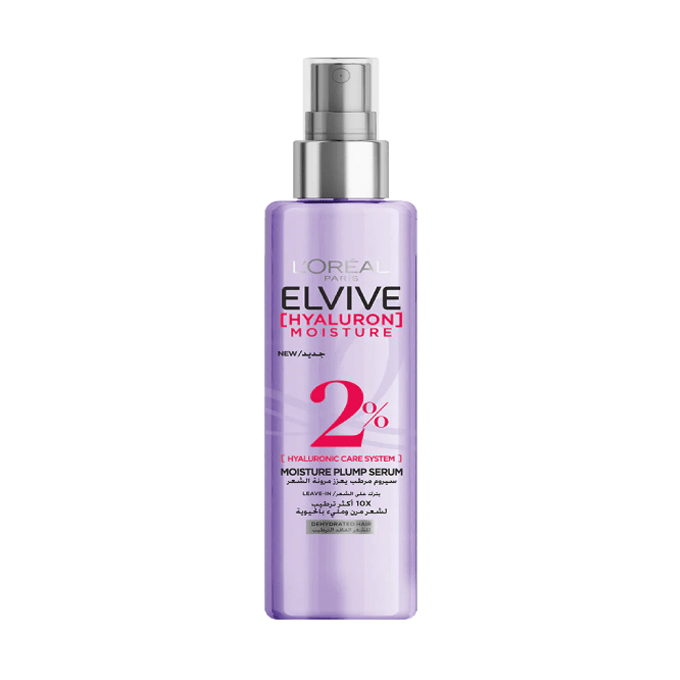 38426646_LorealParisElviveHairSerumMoisturePlumpHairSerum-150ml-680x680 بخاخ سيروم ايلفيف مرطب للشعر من لوريال باريس - 150مل