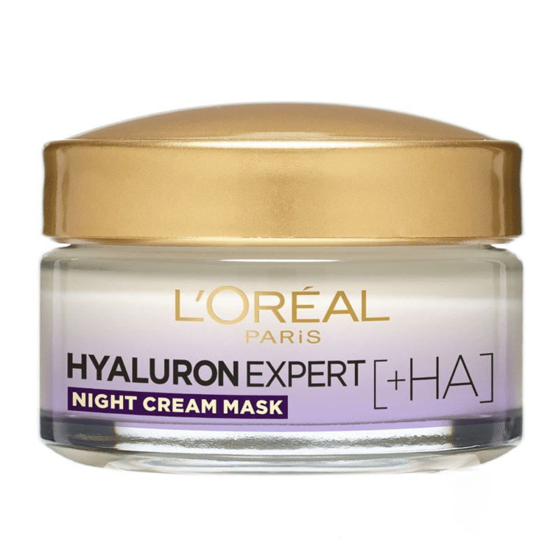 قناع كريمي ليلي هيالورون إكسبرت من لوريال باريس - 50مل