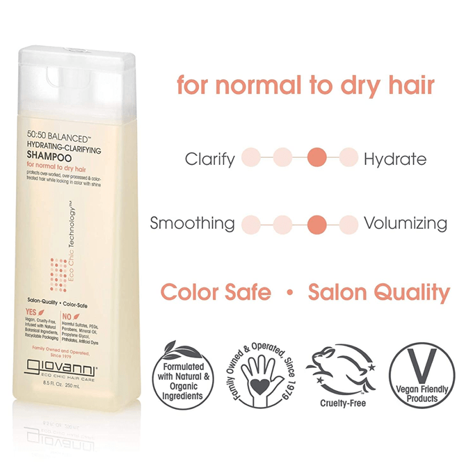 45561088_Giovanni5050BalancedHydratingClarifyingShampoo-250ml--680x680 شامبو 50:50 المرطب والمنقي للشعر من جيوفاني - 250مل