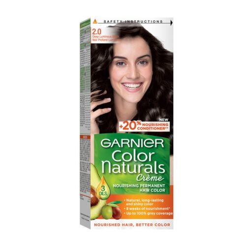 صبغة كولور ناتشرلز كريم من غارنييه - اسود لامع