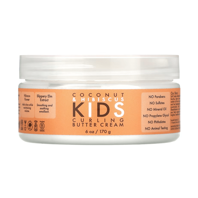 كريم تجعيد الشعر بجوز الهند والكركديه من شيا مويستشر للأطفال - 170 جرام