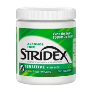 قطن بخلاصة الصبار للبشرة الحساسة من ستريديكس - 90 قطعة