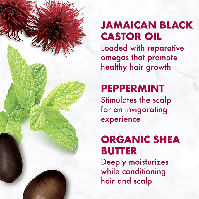 بلسم ليف ان بزيت الخروع الأسود الجامايكي لتقوية وتعزيز نمو الشعر من شيا مويستشر - 340مل