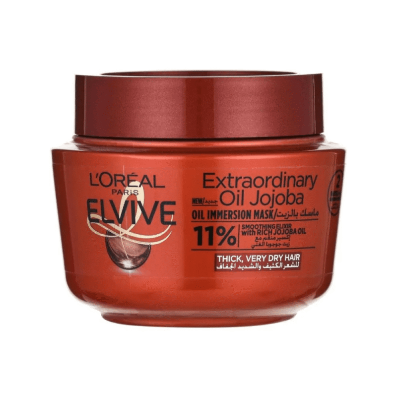 63 ماسك الشعر ايلفيف بزيت الجوجوبا من لوريال باريس - 300 مل