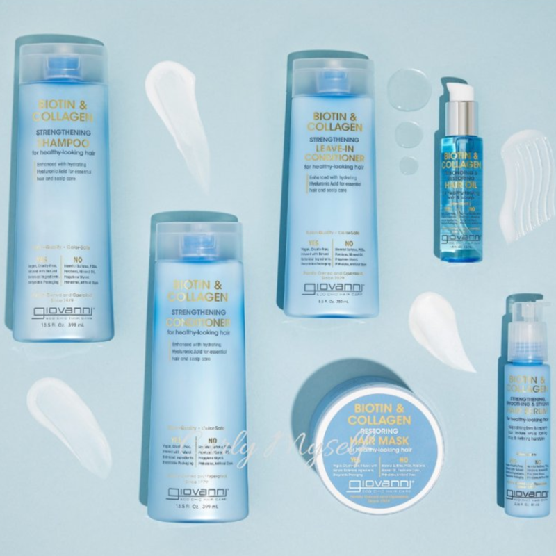 شامبو مقوي بالبيوتين والكولاجين من جيوفاني - 399مل