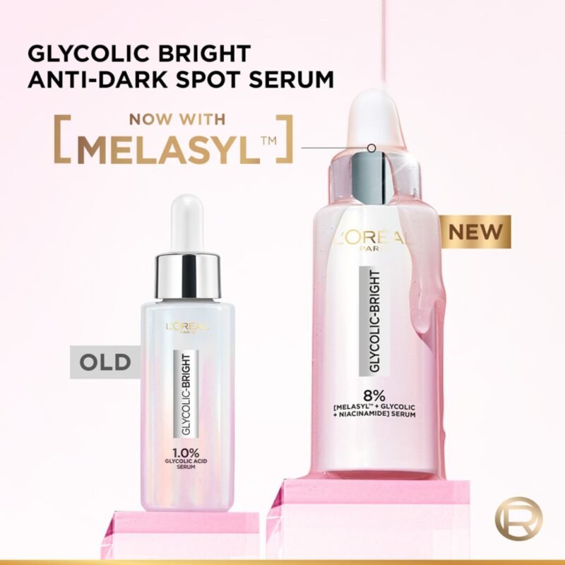 7680029_1744029574_2579e2c0b16295d9c1a130249c32b64f-1500x1500 لوريال باريس سيروم غلايكوليك برايت ميلاسيل - 30 مل