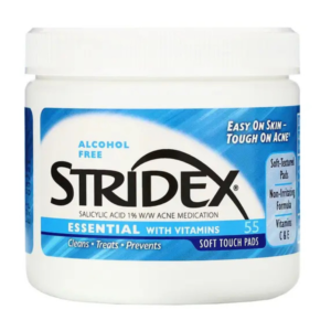 84001736_1708500471_a2e1e48eb1bbcaab6ced9e0d35c37abf-1500x1500 قطن للقضاء على حب الشباب بالفيتامينات من ستريديكس - 55 قطعة