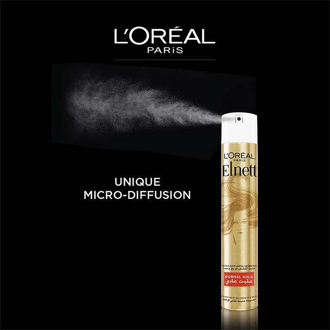 مثبت الشعر ايلنت ساتين مثبت عادي من لوريال باريس - 75 مل