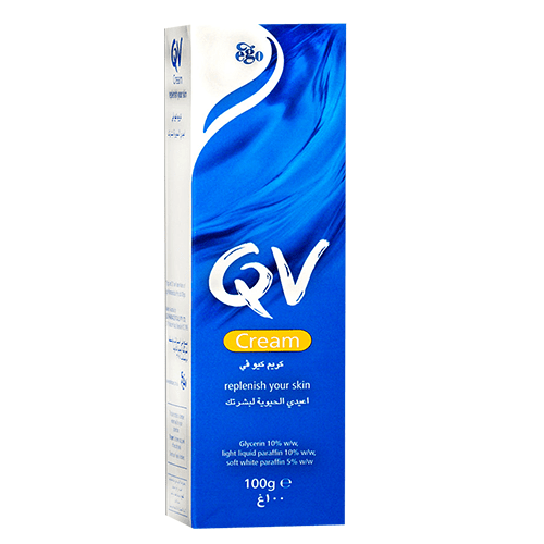 98897222_Qv Cream 100g1-500x500 كيوفي كريم ترطيب البشرة - 100غ
