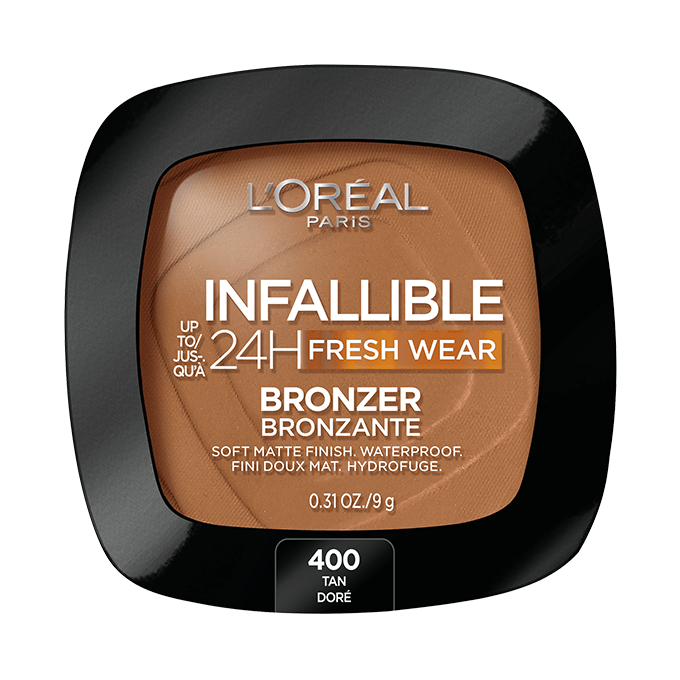 99 بودرة تسمير برونزر انفاليبل بتغطية 24 ساعة من لوريال باريس - 400 تان