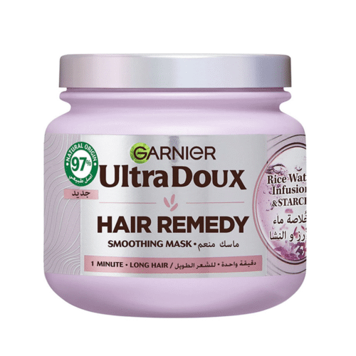 غارنييه ماسك ألترا دو بخلاصة ماء الأرز والنشا المرطب العلاجي للشعر الجاف - 340مل