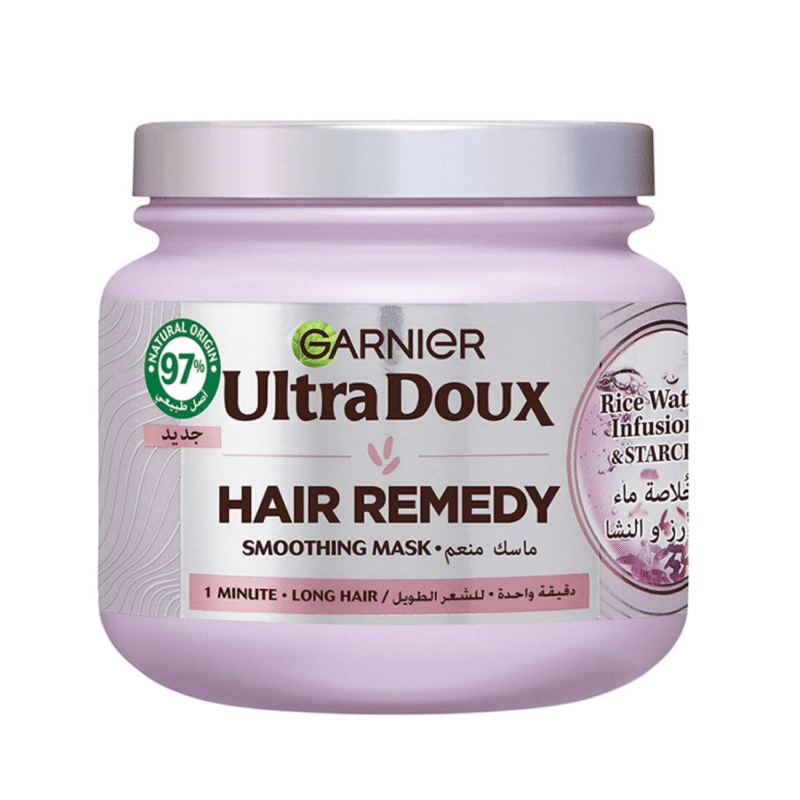 غارنييه ماسك ألترا دو بخلاصة ماء الأرز والنشا المرطب العلاجي للشعر الجاف - 340مل