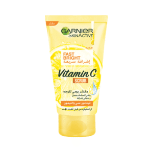 غارنييه مقشر الوجه سكين اكتيف إشراقة سريعة فيتامين سي والليمون - 150مل